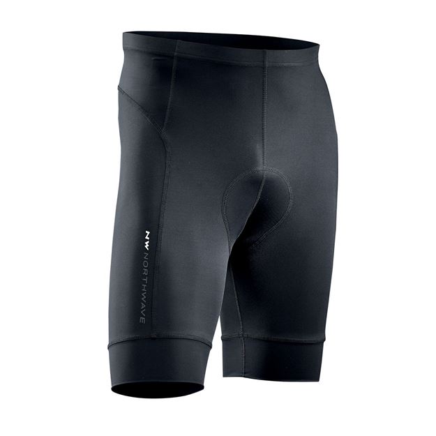 Picture of NORTHWAVE - FORCE 2 SHORT COOLMAX SPORT MAN PAD BLACK